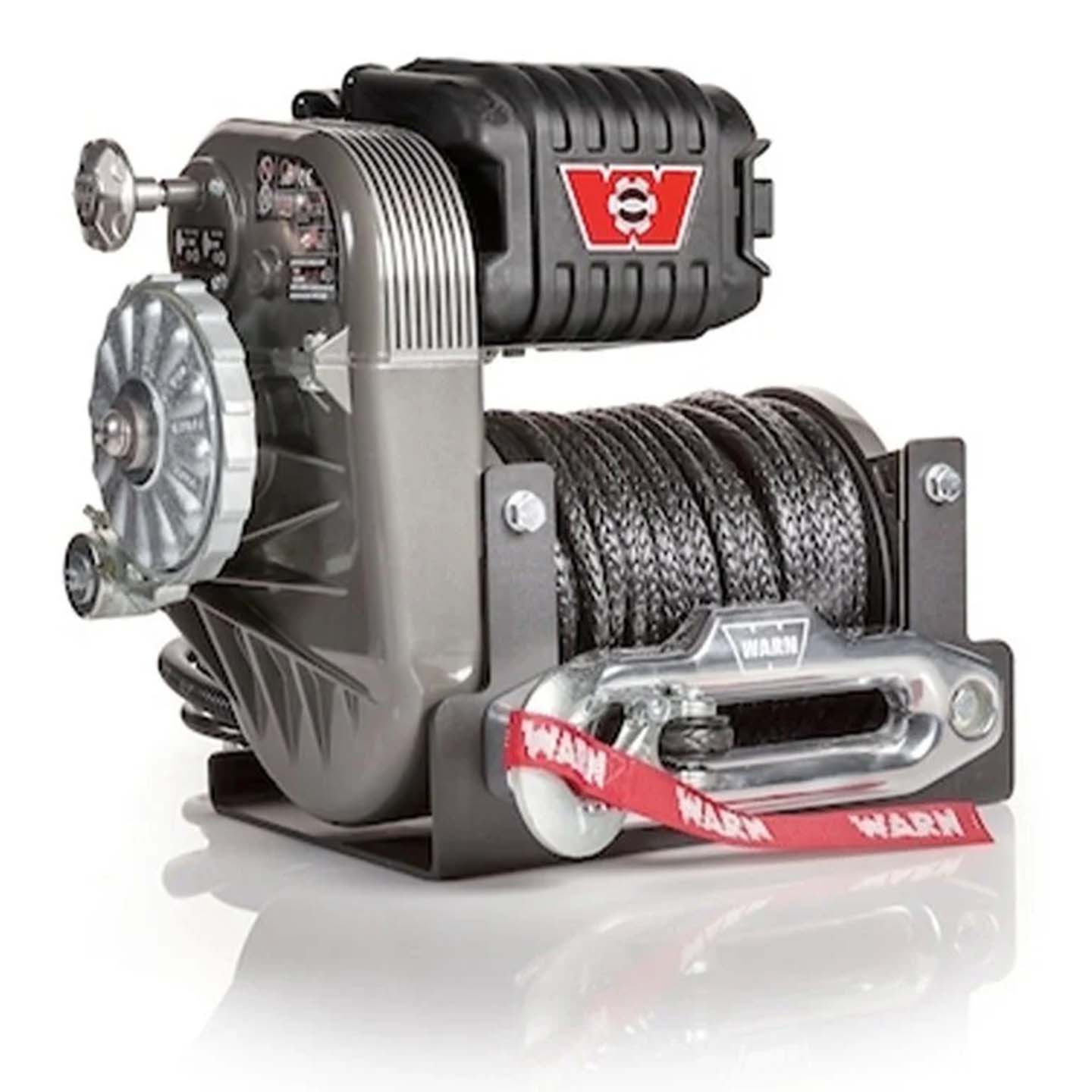 WARN M8274-S Upright Winch w/Synthetic Rope #106175